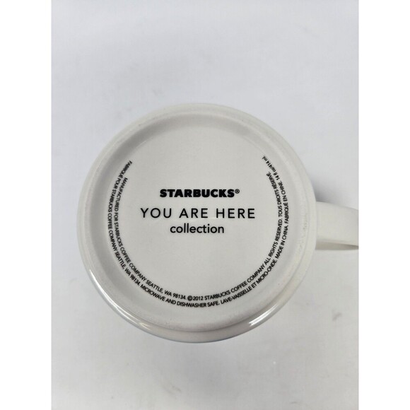 STARBUCKS YOU ARE HERE CALIFORNIA COFFEE MUG CUP RETIRED 2012 COLLECTIBLE TRAVEL - Picture 8 of 11